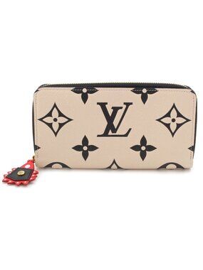 Louis Vuitton Zippy Wallet Monogram Empreinte Ivory